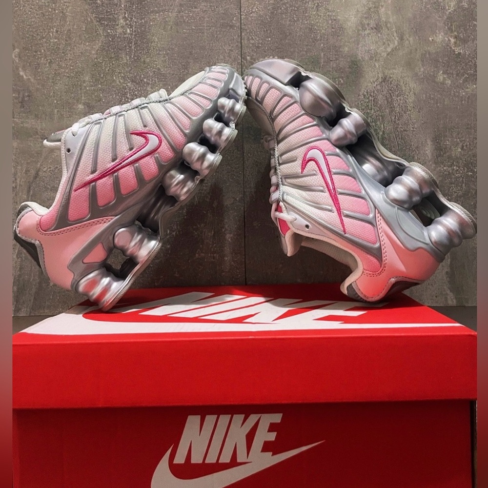 Nike Shox TL 💅 Platinum Pink Foam Metallic Sneakers Shoes HV2520-001 NEW - Picture 3 of 12
